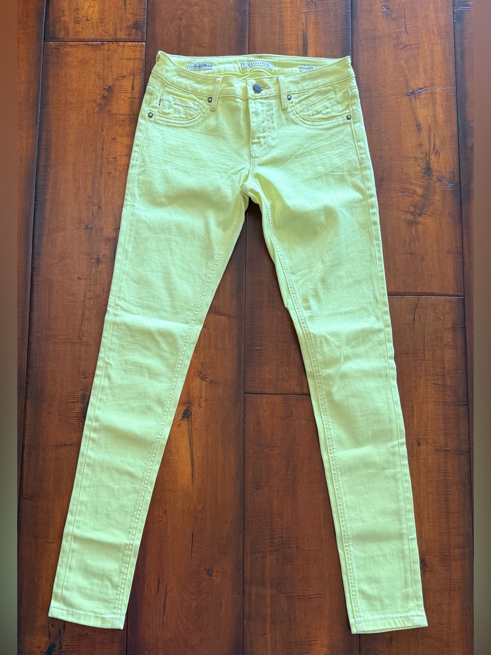 Vigoss Bright Yellow Skinny Jeans